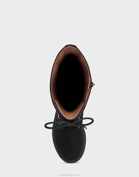 hoge laars zwart kunstsuède Aerosoles 0V0020 vrouwen