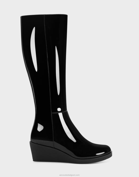 hoge laars zwart lak Aerosoles 0V00136 vrouwen