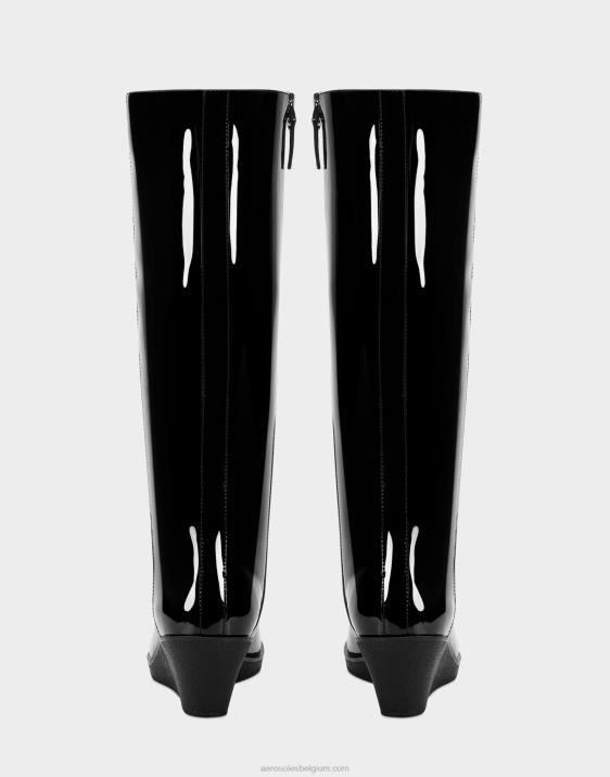 hoge laars zwart lak Aerosoles 0V00136 vrouwen
