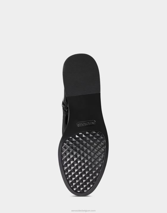 hoge laars zwart lak pu Aerosoles 0V00127 vrouwen