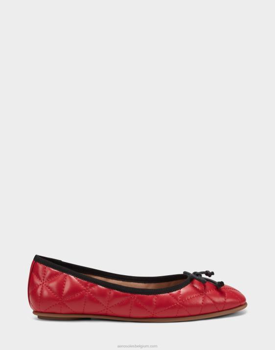 ballet rood gewatteerd leer Aerosoles 0V00228 vrouwen