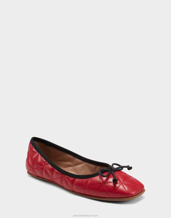 ballet rood gewatteerd leer Aerosoles 0V00228 vrouwen