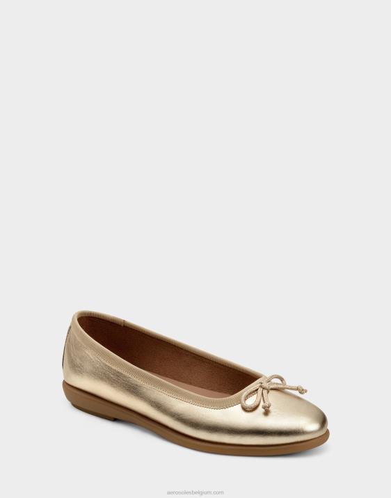 plat zacht goud Aerosoles 0V00226 vrouwen