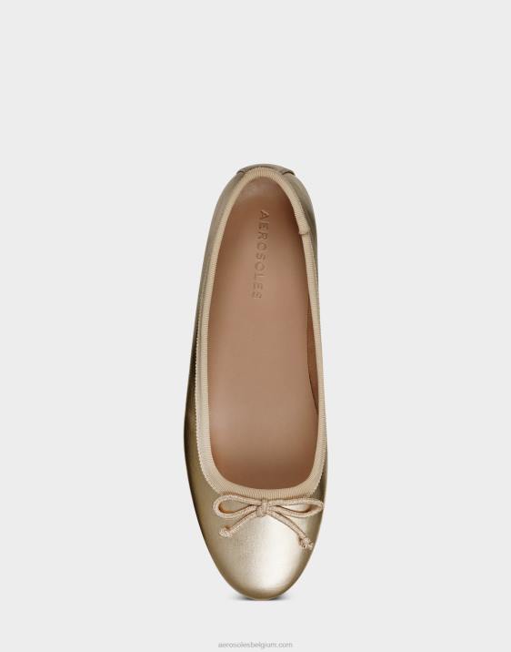 plat zacht goud Aerosoles 0V00226 vrouwen