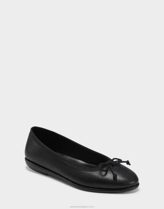 plat zwart kunstleer Aerosoles 0V00484 vrouwen