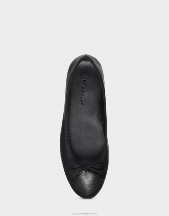 plat zwart kunstleer Aerosoles 0V00484 vrouwen