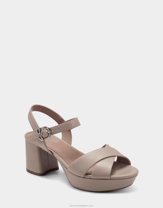 sandaal beige leer Aerosoles 0V00337 vrouwen