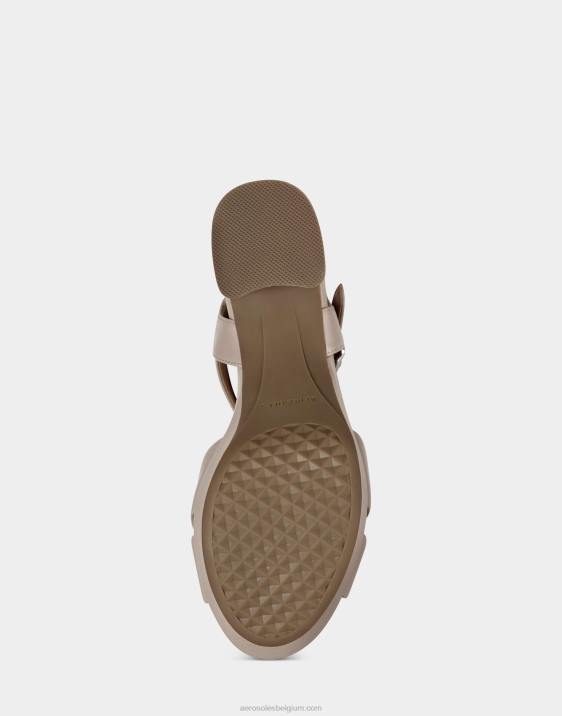 sandaal beige leer Aerosoles 0V00337 vrouwen