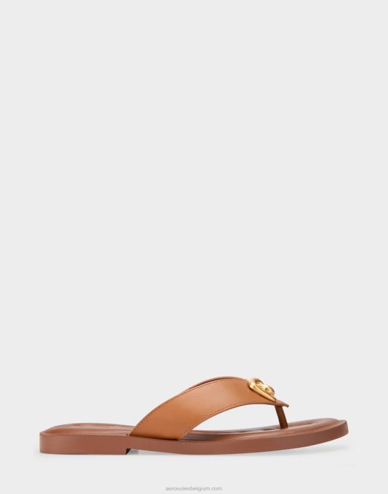 sandaal bruin echt leer Aerosoles 0V00452 vrouwen