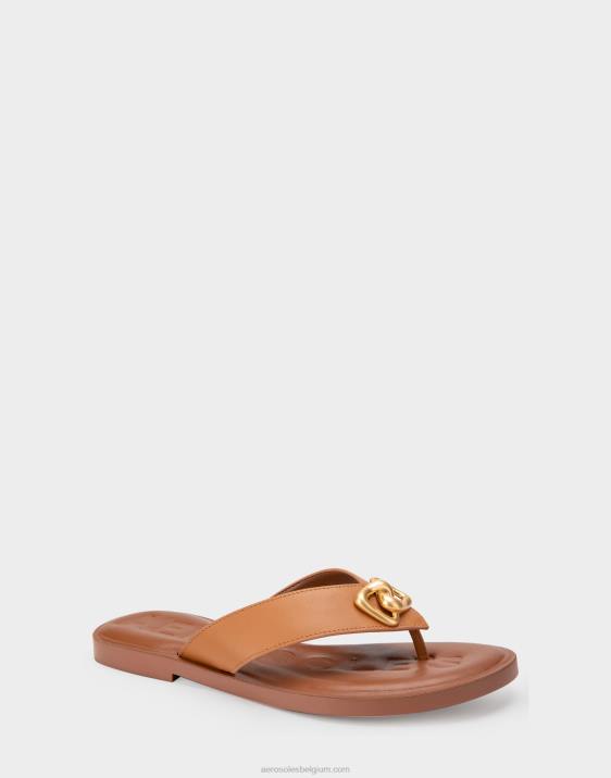 sandaal bruin echt leer Aerosoles 0V00452 vrouwen