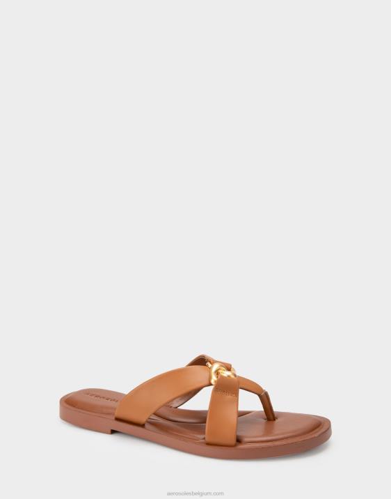 sandaal bruin echt leer Aerosoles 0V00460 vrouwen
