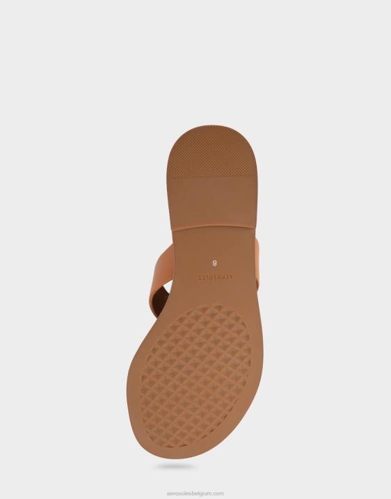 sandaal bruin echt leer Aerosoles 0V00460 vrouwen