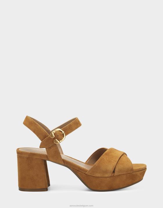 sandaal bruin suède Aerosoles 0V00335 vrouwen