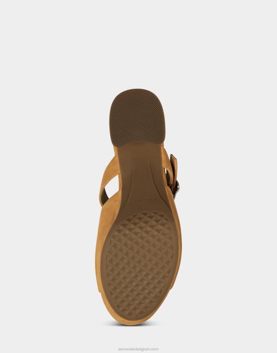 sandaal bruin suède Aerosoles 0V00395 vrouwen