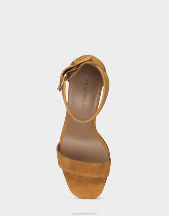 sandaal bruin suède Aerosoles 0V00441 vrouwen