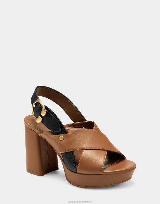sandaal camel combo Aerosoles 0V00387 vrouwen