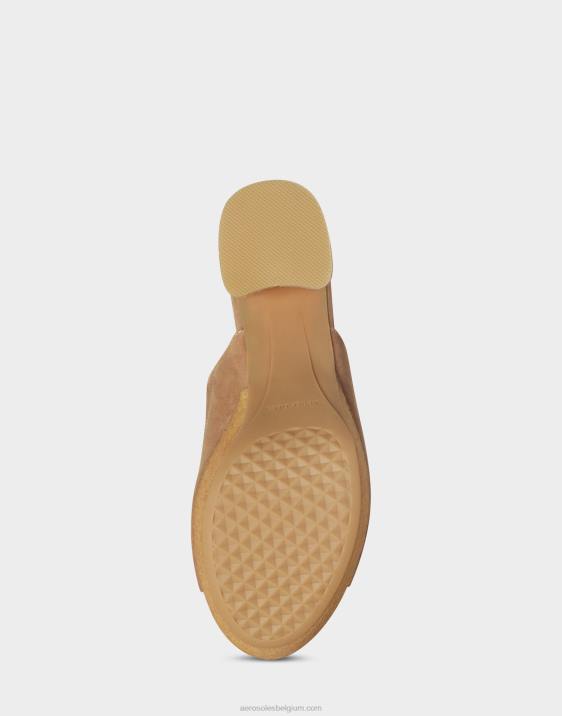 sandaal camel suède Aerosoles 0V00381 vrouwen