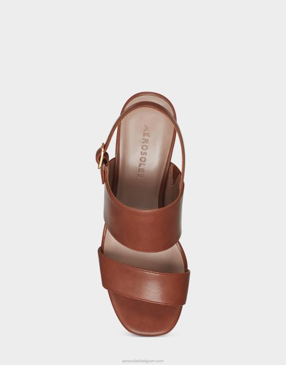sandaal donkerbruin kunstleer Aerosoles 0V00430 vrouwen