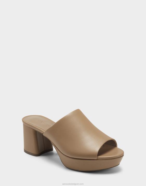 sandaal getaand leer Aerosoles 0V00378 vrouwen