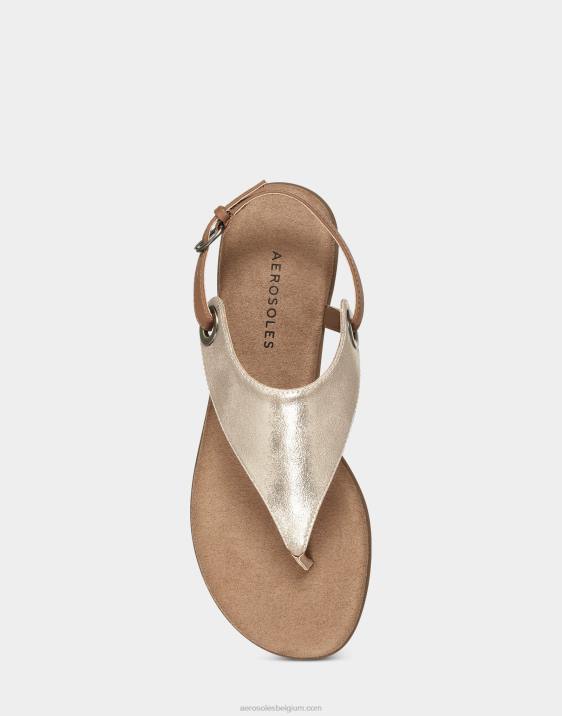 sandaal goud metallic Aerosoles 0V00479 vrouwen