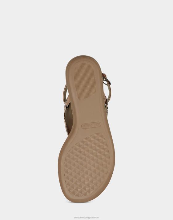 sandaal goud metallic Aerosoles 0V00479 vrouwen