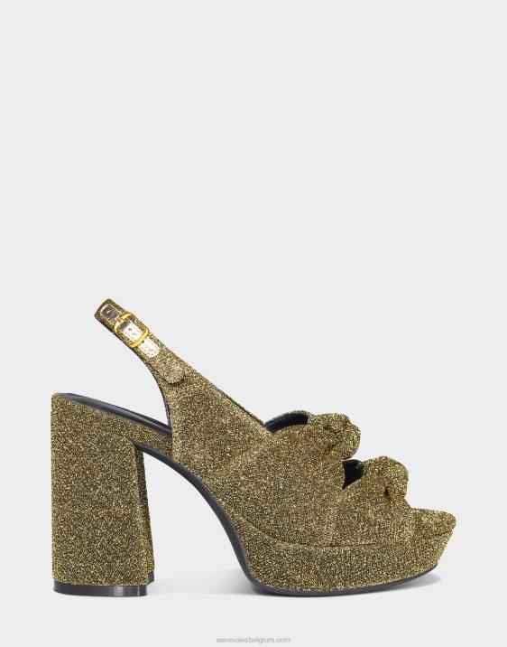 sandaal goud metallic stof Aerosoles 0V00375 vrouwen