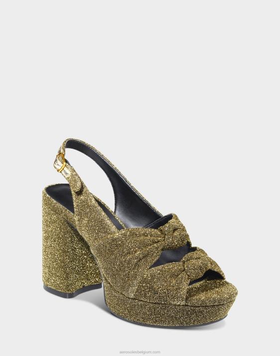 sandaal goud metallic stof Aerosoles 0V00375 vrouwen