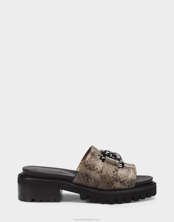 sandaal grijze slang Aerosoles 0V00287 vrouwen