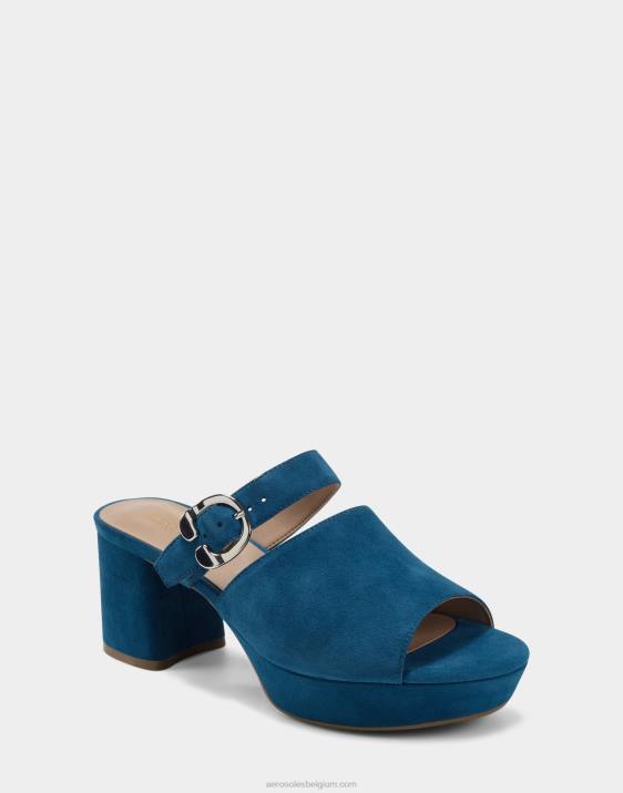 sandaal indigo suède Aerosoles 0V00346 vrouwen