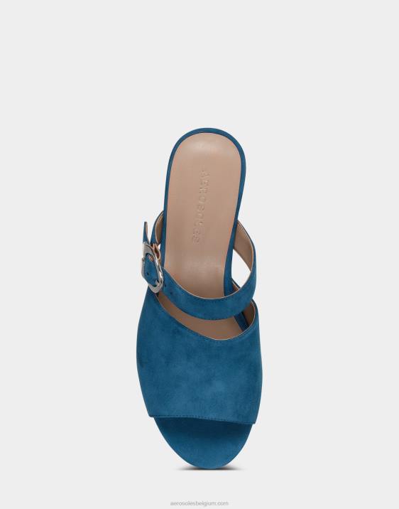 sandaal indigo suède Aerosoles 0V00346 vrouwen