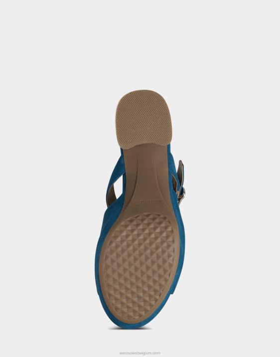sandaal indigo suède Aerosoles 0V00346 vrouwen