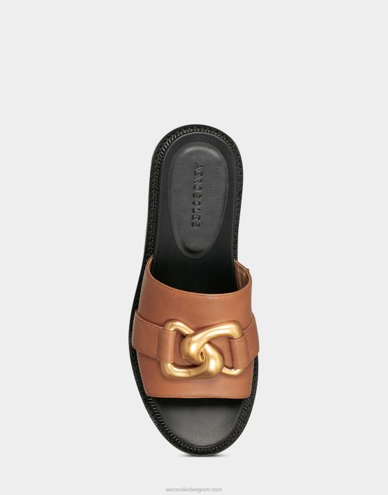 sandaal kamelenleer Aerosoles 0V00308 vrouwen