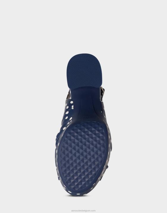 sandaal marine polka dot Aerosoles 0V00386 vrouwen