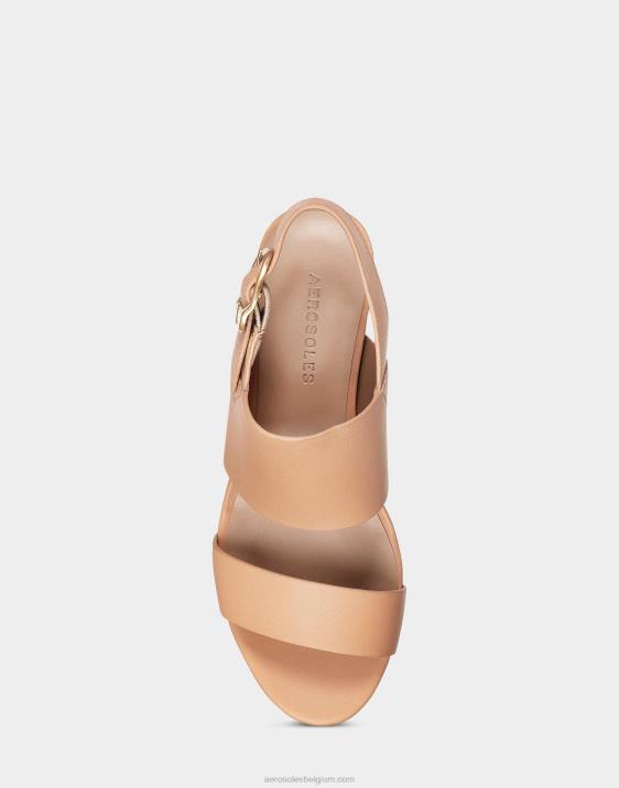 sandaal nude leer Aerosoles 0V00355 vrouwen
