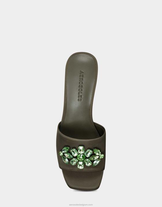 sandaal olijf Aerosoles 0V00437 vrouwen