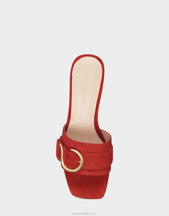 sandaal rood suède Aerosoles 0V00433 vrouwen