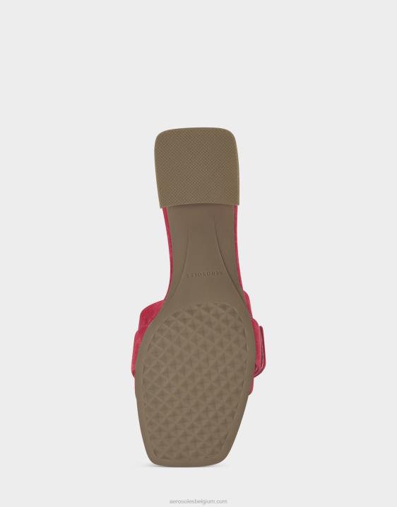 sandaal rood suède Aerosoles 0V00433 vrouwen