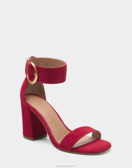 sandaal rood suède Aerosoles 0V00440 vrouwen