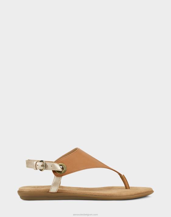 sandaal tan combo Aerosoles 0V00481 vrouwen