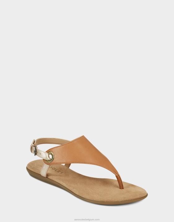 sandaal tan combo Aerosoles 0V00481 vrouwen