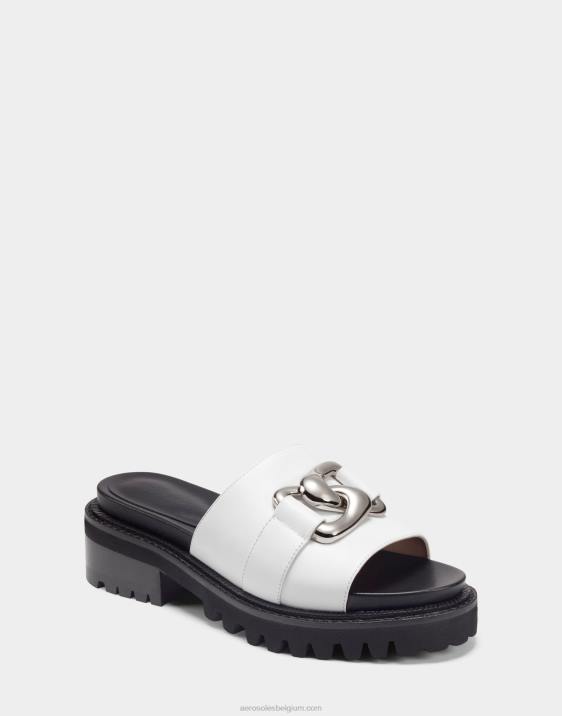 sandaal wit leer Aerosoles 0V00297 vrouwen