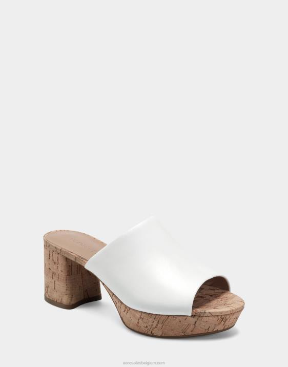 sandaal wit leer Aerosoles 0V00397 vrouwen