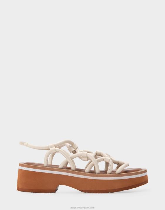 sandaal wit leer Aerosoles 0V00402 vrouwen