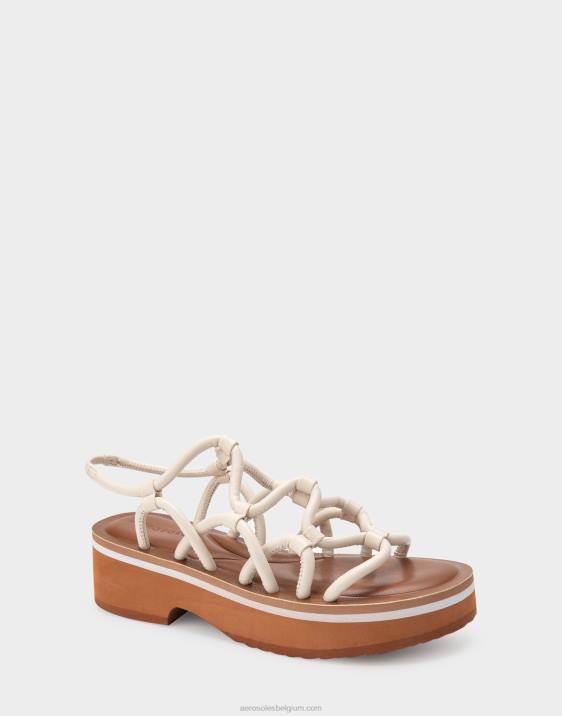 sandaal wit leer Aerosoles 0V00402 vrouwen