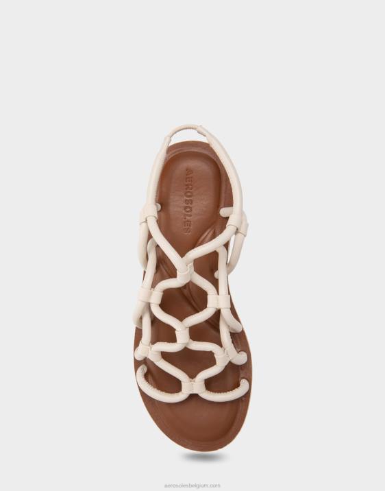 sandaal wit leer Aerosoles 0V00402 vrouwen
