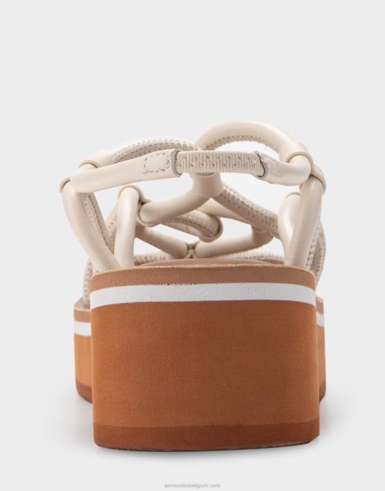 sandaal wit leer Aerosoles 0V00402 vrouwen