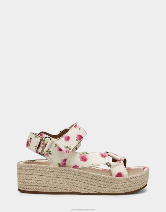 sandaal witte bloemen veganistisch Aerosoles 0V00406 vrouwen