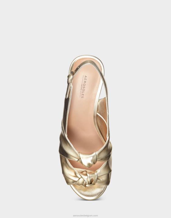 sandaal zacht goud Aerosoles 0V00391 vrouwen