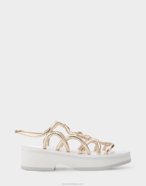 sandaal zacht goud Aerosoles 0V00401 vrouwen