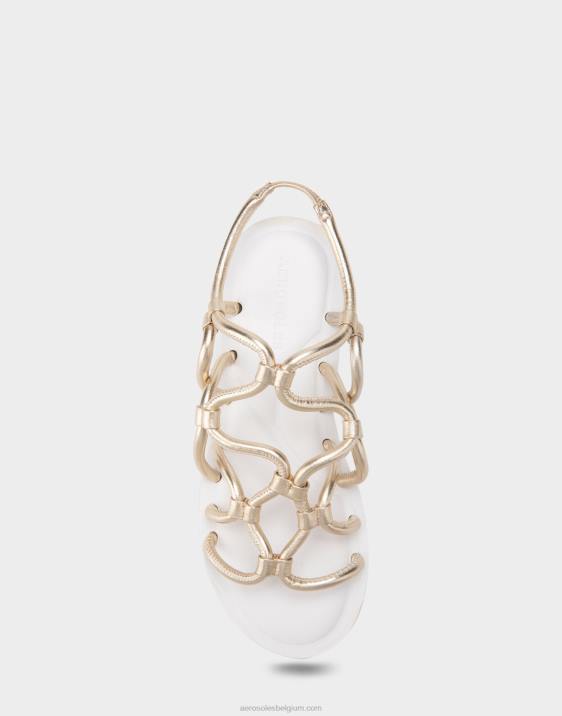 sandaal zacht goud Aerosoles 0V00401 vrouwen